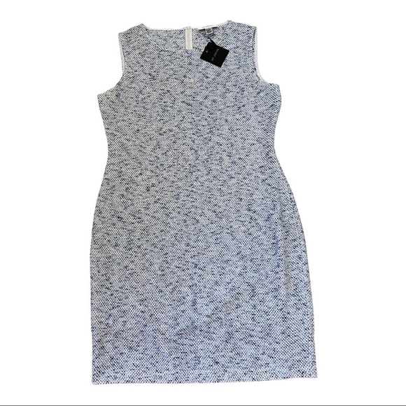 St. John Collection Nimes Tweed Sleeveless Sheath - Picture 7 of 11